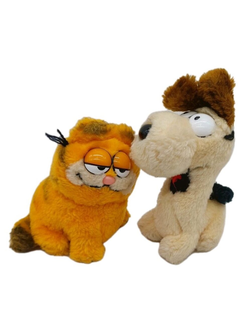 Garfield & Odie Dakin 6" Plush Doll Toy Vintage 1980's Stuffed Animal